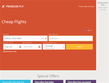 Tablet Screenshot of premiumfly.com